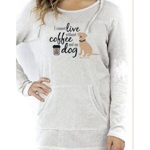 Plus Size  Dog Lover Hoodie xxl womens Hooded Sweatshirt Tunic